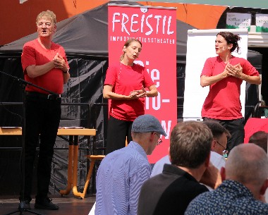 FREISTIL Theater: Impro-Show, Karlsruhe, Jubiläum FBZ, Juli '26