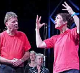FREISTIL Theater: Impro-Show mit Chor zusammen Denzlingen 2019